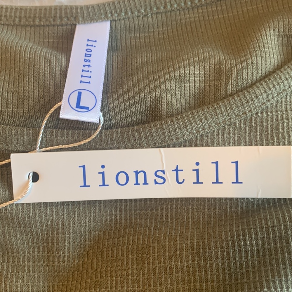 Lionstill Women's Long Sleeve Dress Tie Front - Picture 5 of 6